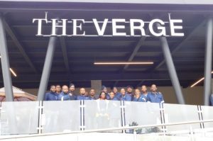 Faradays Electrical team at The Verge Shopping Centre